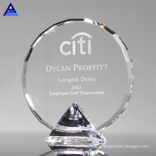 Crystal Glass Paperweight Trophy Large Price Plaque Diamond Awards